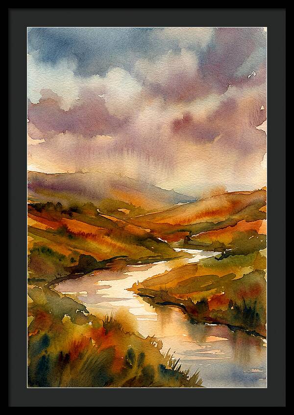 Summer Heat Over Rolling Hills