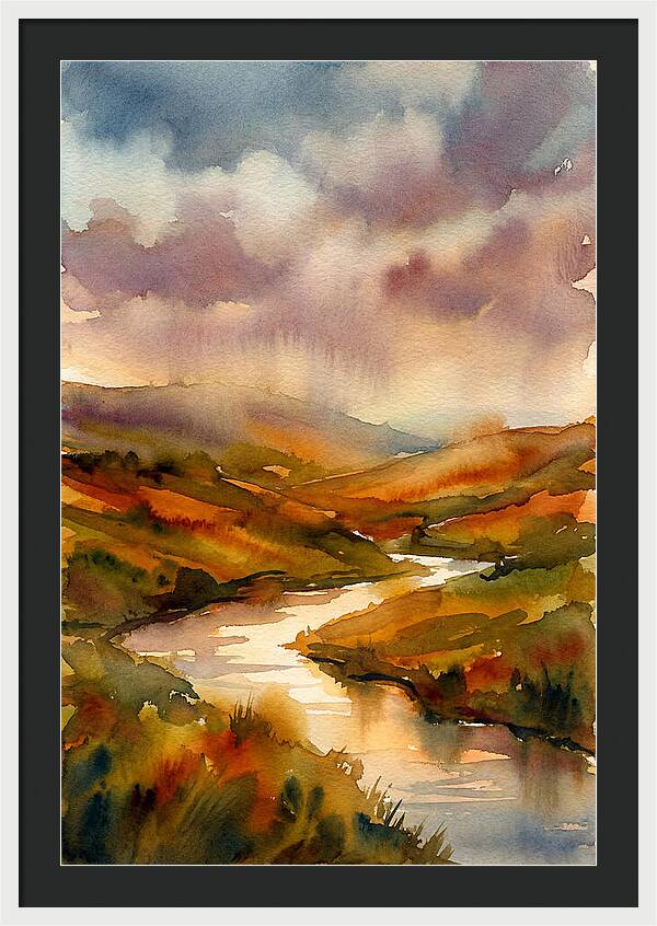 Summer Heat Over Rolling Hills