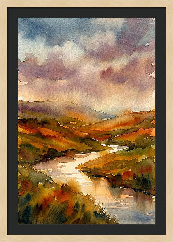 Summer Heat Over Rolling Hills