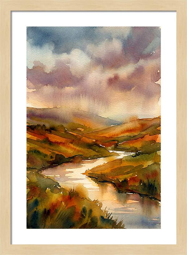 Summer Heat Over Rolling Hills