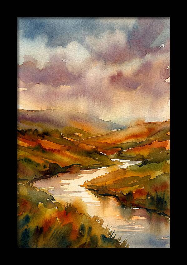 Summer Heat Over Rolling Hills