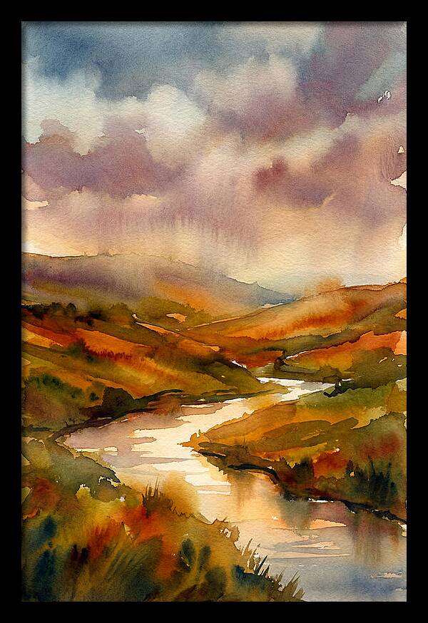 Summer Heat Over Rolling Hills