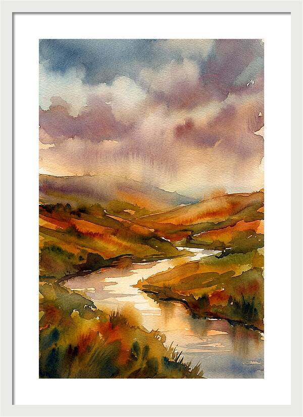 Summer Heat Over Rolling Hills