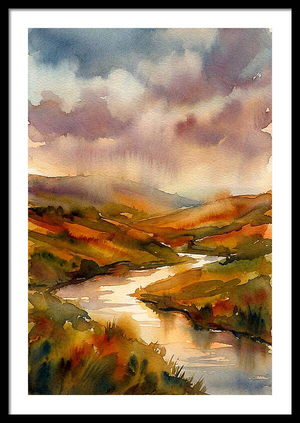 Summer Heat Over Rolling Hills