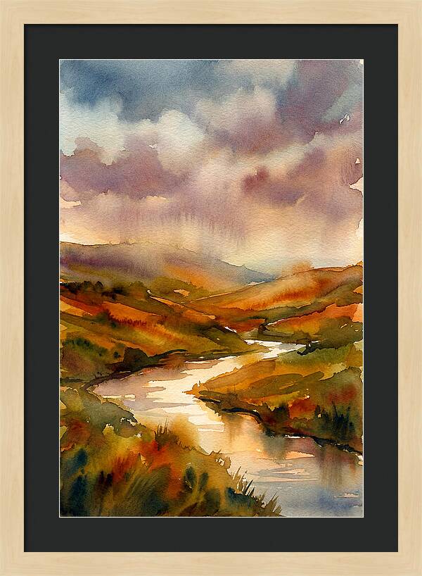 Summer Heat Over Rolling Hills