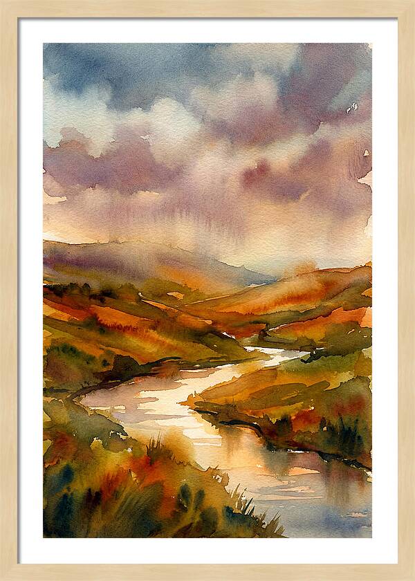 Summer Heat Over Rolling Hills