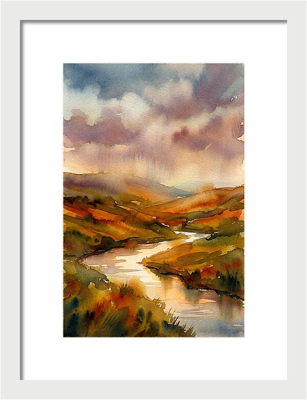 Summer Heat Over Rolling Hills