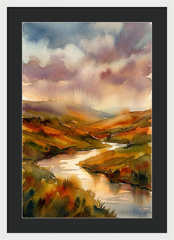Summer Heat Over Rolling Hills