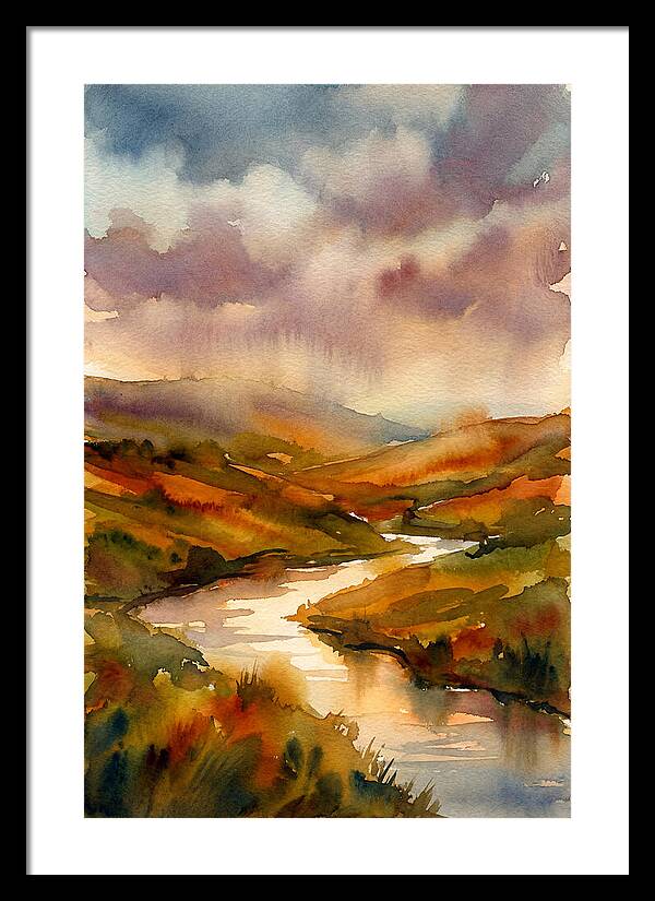 Summer Heat Over Rolling Hills