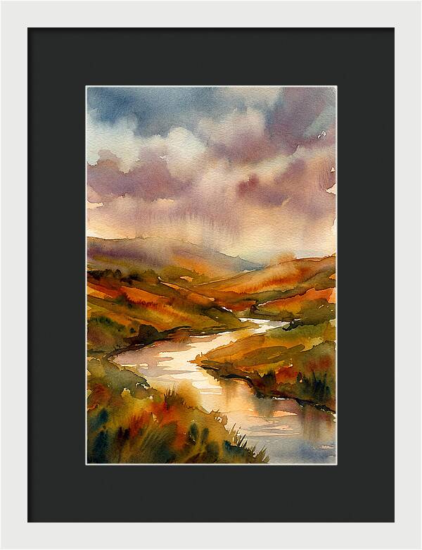 Summer Heat Over Rolling Hills