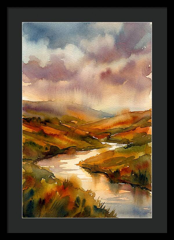 Summer Heat Over Rolling Hills