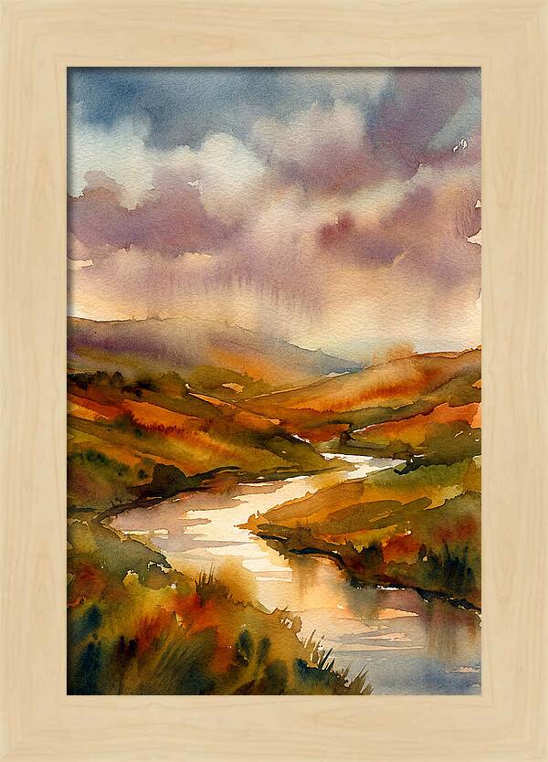 Summer Heat Over Rolling Hills