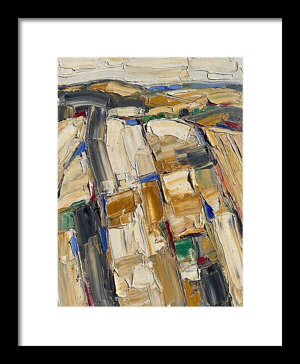 Summer Landscape In Palette Knife Style