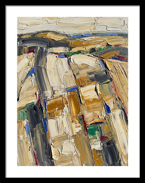 Summer Landscape In Palette Knife Style