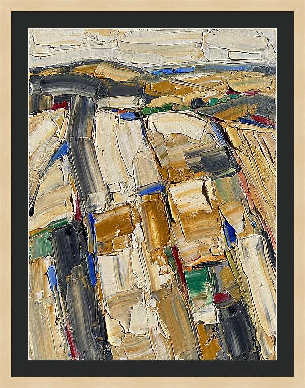 Summer Landscape In Palette Knife Style