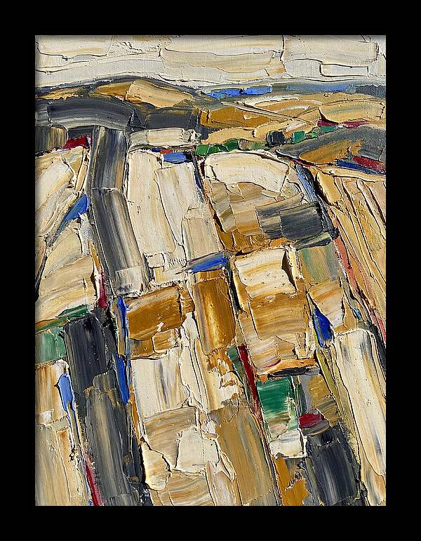 Summer Landscape In Palette Knife Style
