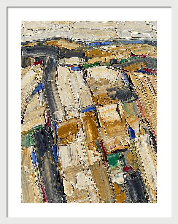 Summer Landscape In Palette Knife Style
