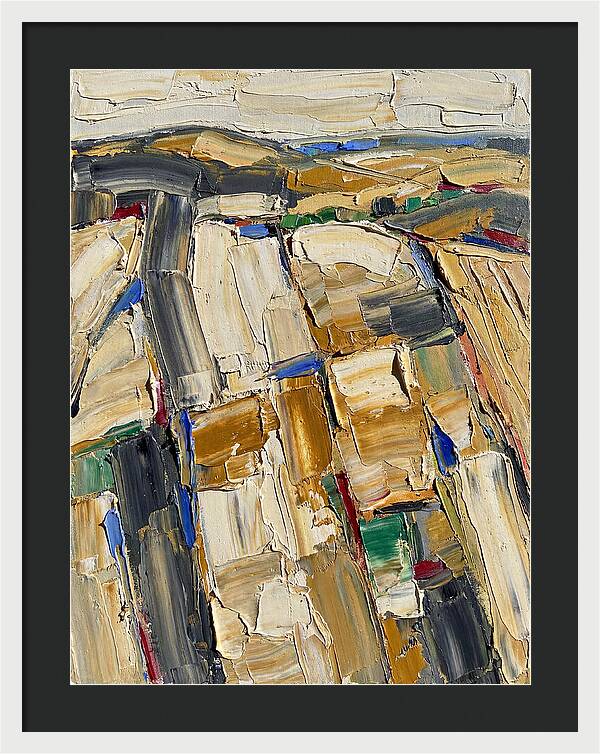 Summer Landscape In Palette Knife Style
