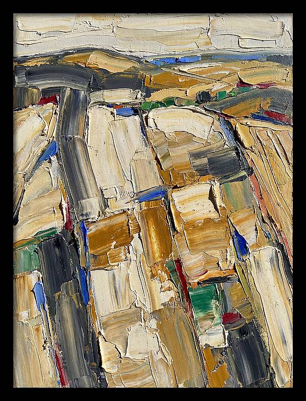 Summer Landscape In Palette Knife Style