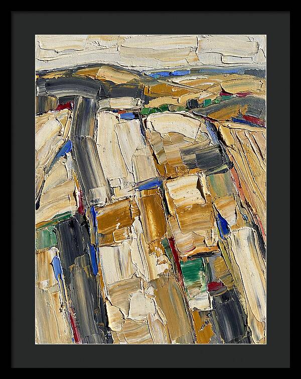 Summer Landscape In Palette Knife Style
