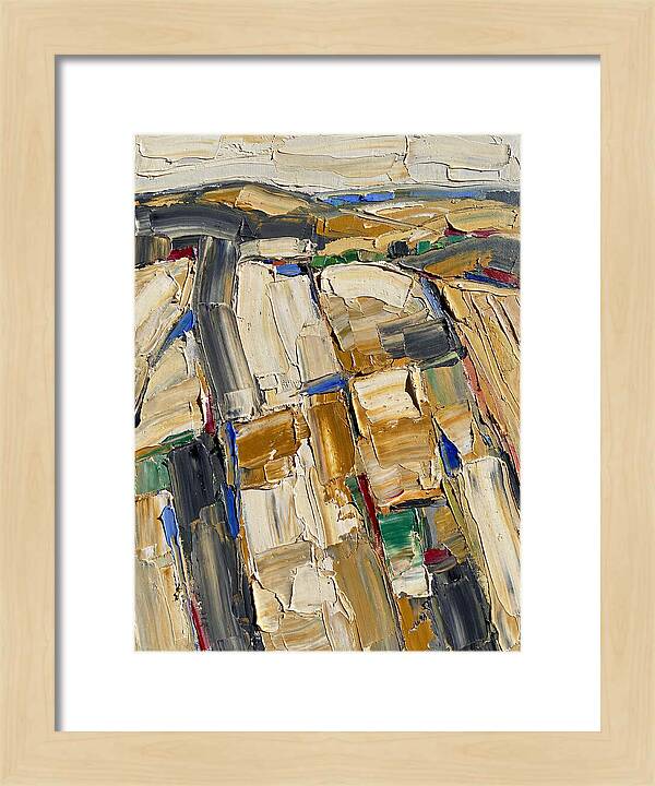 Summer Landscape In Palette Knife Style