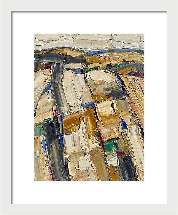 Summer Landscape In Palette Knife Style