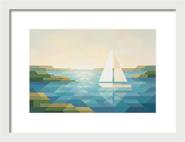Summer Sail On Sparkling Lake