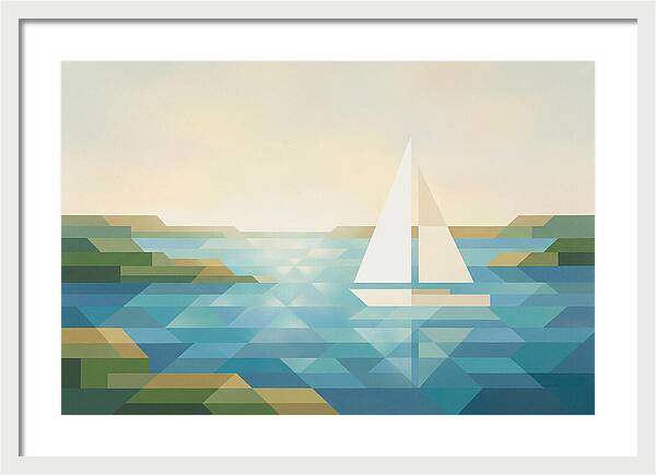 Summer Sail On Sparkling Lake
