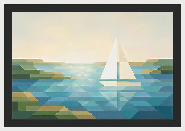 Summer Sail On Sparkling Lake