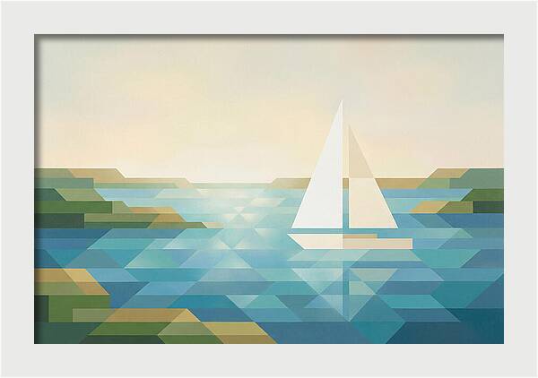 Summer Sail On Sparkling Lake