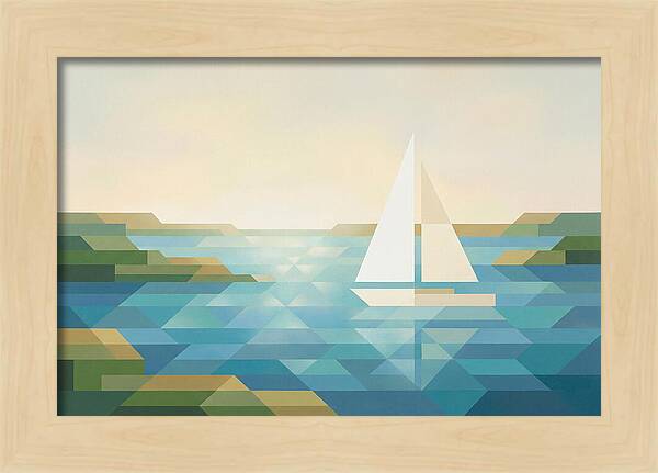 Summer Sail On Sparkling Lake