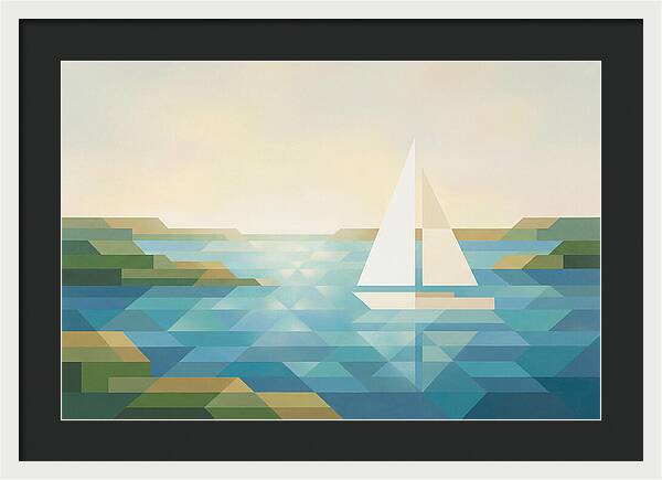 Summer Sail On Sparkling Lake