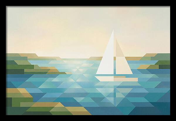 Summer Sail On Sparkling Lake