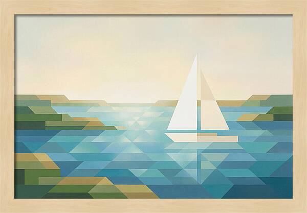 Summer Sail On Sparkling Lake