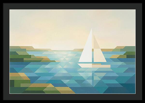Summer Sail On Sparkling Lake