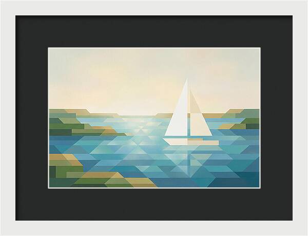 Summer Sail On Sparkling Lake