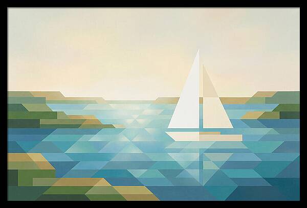 Summer Sail On Sparkling Lake