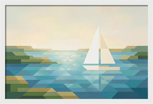 Summer Sail On Sparkling Lake