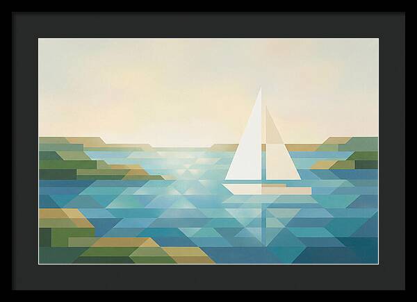 Summer Sail On Sparkling Lake