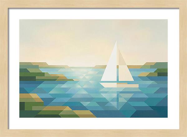 Summer Sail On Sparkling Lake