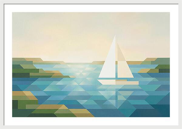 Summer Sail On Sparkling Lake