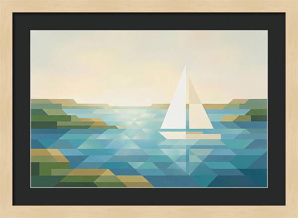 Summer Sail On Sparkling Lake