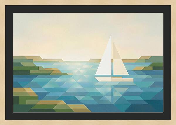 Summer Sail On Sparkling Lake