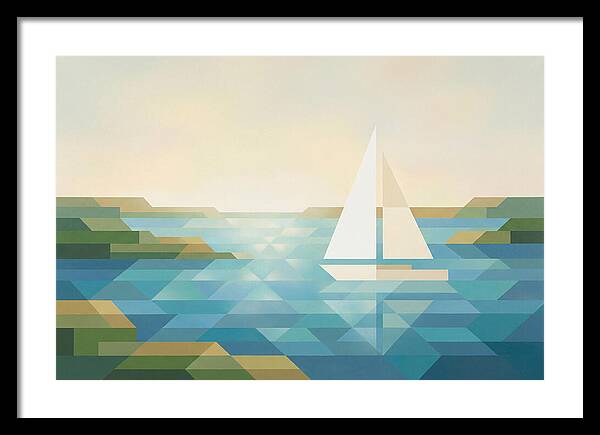 Summer Sail On Sparkling Lake