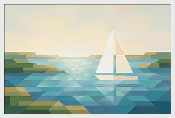 Summer Sail On Sparkling Lake