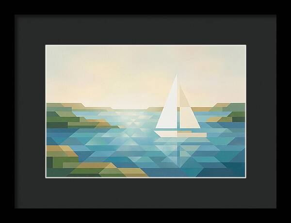 Summer Sail On Sparkling Lake