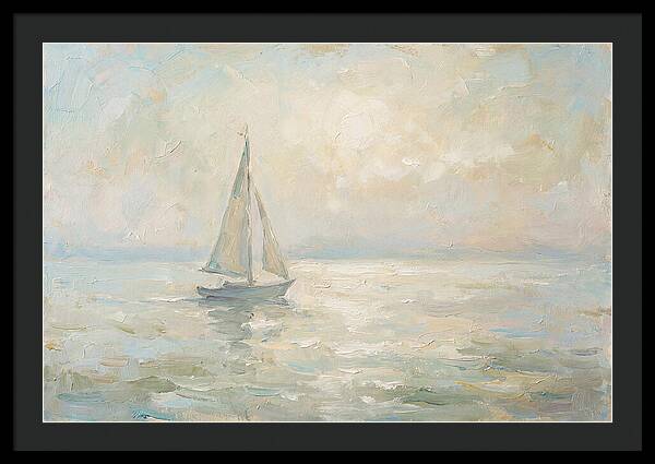 Summer Sailing On A Sparkling Lake