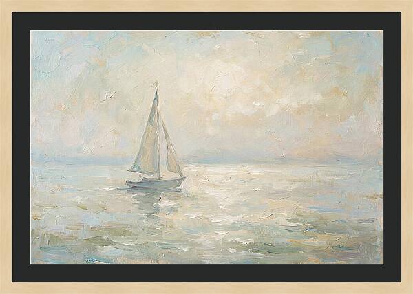 Summer Sailing On A Sparkling Lake