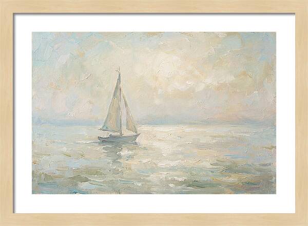 Summer Sailing On A Sparkling Lake