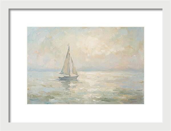 Summer Sailing On A Sparkling Lake